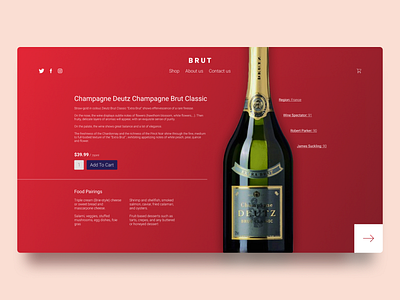 Brut - Product Card design designer freelancer product product card shop ui uiux web webdesign website