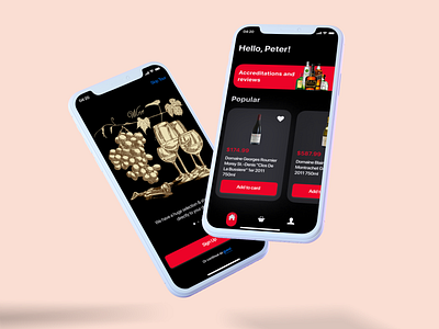 Design For Mobile Store alcohol app design icons interface ios mobile online store ui ux