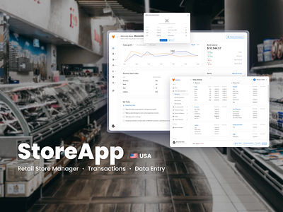 Groceries Store Management Platform for Store Owners erp groceries app groceries store store app store management uxui web web platform design