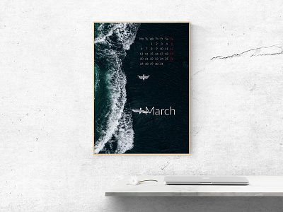 Poster Calendar branding design minimal print printdesign typography