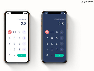 DailyUI :: 004 app calculator daily ui dailyui design ui uidesign