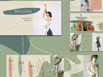 Free - Melissa Powerpoint Template creative free download template