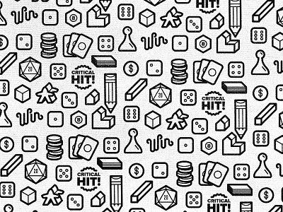 Board Game Pattern board game flat fun icon illustration logo nerd pattern typography vector