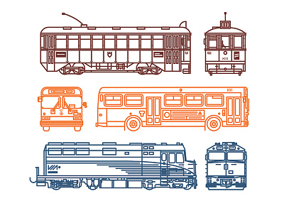 Winnipeg Public Transportation bus flat icon illustration line train transportation vector winnipeg