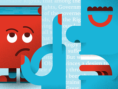 Unsolicited Explanations cartoon character character design editorial illustration