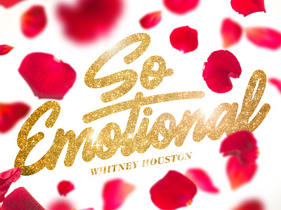 So Emotional font graphic graphic design illustration letter lettering music script type typography