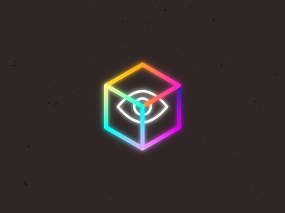 Eye’s Cube. gradient illustration illustrator