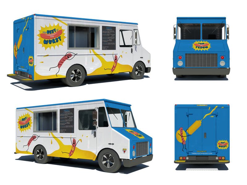 Best Of The Wurst Food Truck Design By Katie Tyler On Dribbble