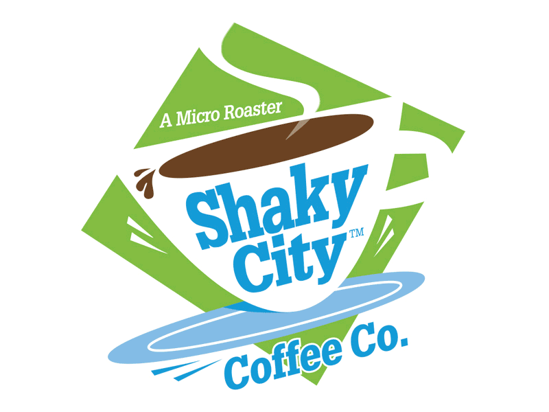 Shaky City brand identity branding icon logo packaging