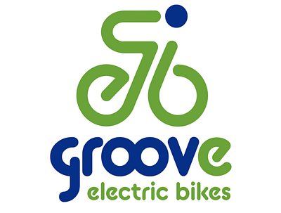 GroovE Electric Bikes brand identity branding icon logo vector