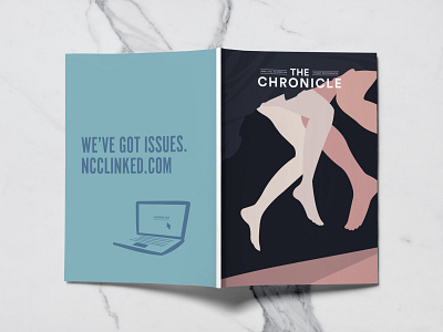 The Chronicle/NCCLinked Spring 2020 Issue design digital illustration editorial editorial design editorial layout illustration illustrator indesign modern