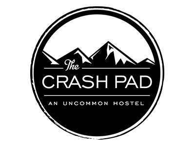 The Crash Pad brand design logo