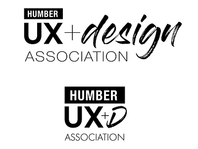 Humber UX + Design Association Logo & Branding branding design digital design illustration logo logo design typography