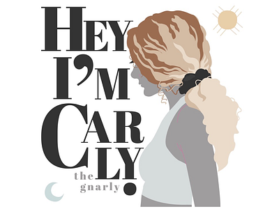 Hey, I’m Carly illustration type typography