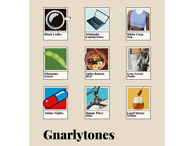 Gnarlytones colors design illustration illustrator laptop pantone tones