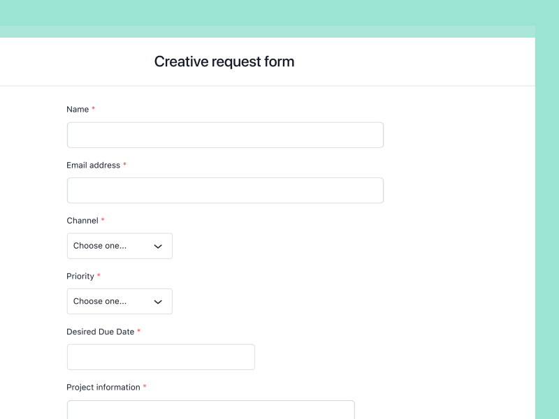 Asana Forms animation asana automation feature form forms launch product project management saas ui ux
