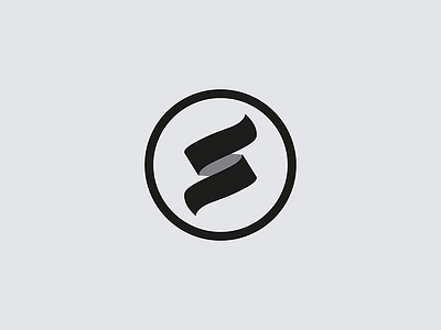 S brand letterform logo mark