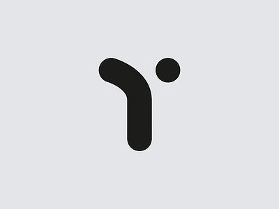 Y brand letterform logo mark