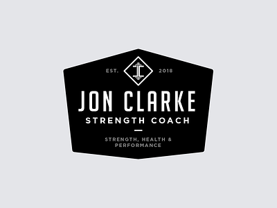 JC Strength Coach badge logo sports