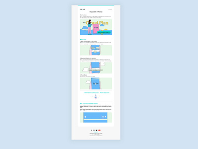 Email web page ui