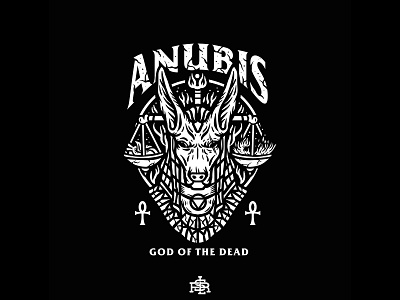 ANUBIS DESIGN art artwork band merch clothing design design drawing illustration logo merch merch design merchandise shirtdesign skull typography vector