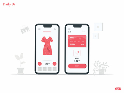 Shopping Cart - Daily Ui - 058 app dailyui dailyui058 dailyuichallange design dribbble illustration ui vector