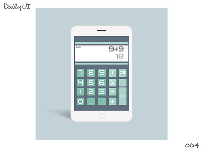 Calculator - Daily Ui - 004