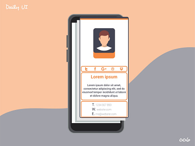 User Profile - Daily Ui - 006 dailyui dailyui006 dailyuichallange design illustration user profile vector