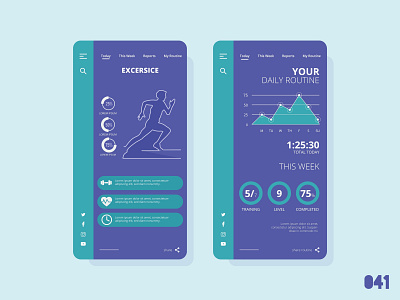 Workout Tracker - Daily Ui - 041