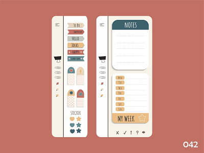 ToDo List - Daily Ui - 042 app dailyui dailyui042 dailyuichallange design dribbble illustration todo app todolist ui ux vector