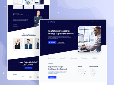 Digital Agency - Landing Page Design