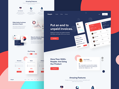 Invoice Maker - SAAS  Landing Page