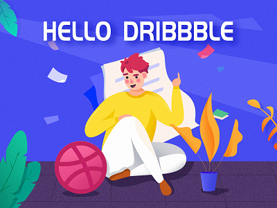 HELLO Drrrible illustration