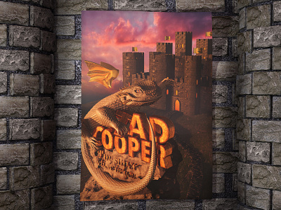 Galavant poster 3d 3d art art castle cinema 4d cinema4d dragon fanposter fantasy galavant moregalavant poster tadcooper