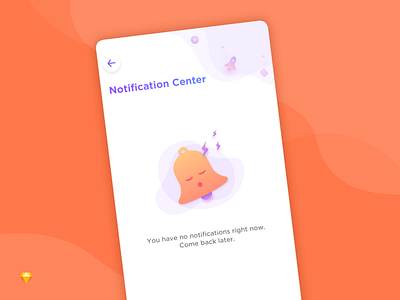 Notification - Empty State branding design flat icon illustration ui vector