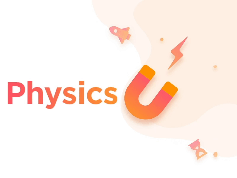 Physics Title Animation after effects animation app byjus design education icon illustration logo motion motion graphics physics sketch typography ui vector