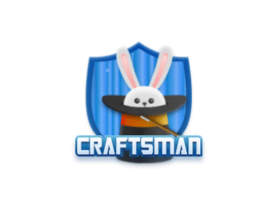 Badges Animation #3 after effects animation app badge design hat illustration magic motion rabbit sketch typo typography vector
