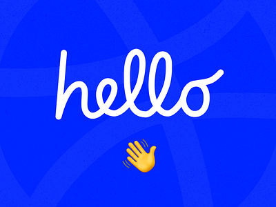 Hello Dribbble! debut first shot