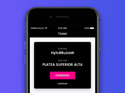 Ticket 🎫 app design ios product design scan ticket ui ui design ux ux design wip