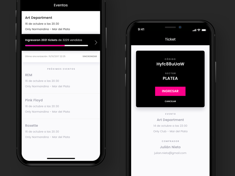 central pass app by christian ottonello dribbble