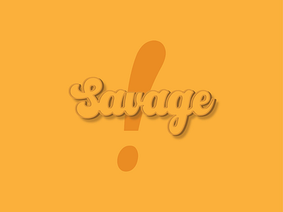 Savage simple texteffect