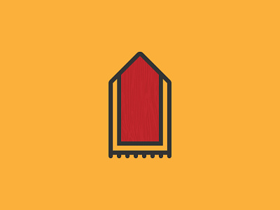 House Carpet Wood Pattern minimalisme minimalist logo vector wood