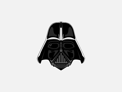 Darth Vader darthvader fansart illustration logo starwars vector