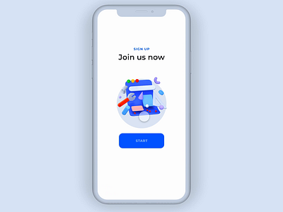 Mobile Sign up flow 📱 account adobe adobexd animation app dailyui flow interface playoff register sign up ux