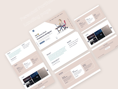 Personal Portfolio Landing Page Design