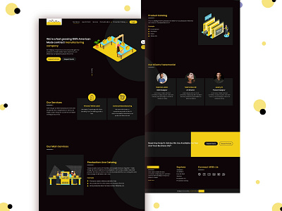 Website Landing Page UI Design | Manufacturing Company adobe adobexd company creative design elegent landingpage manufacturing modern uidesign uidesigns uiux uiuxdesign uiuxdesigner uxdesign website website concept website design