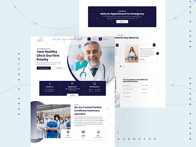 Book A Doctor-Website Design-landing page