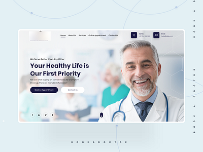 Book A Doctor landing page | Website design branding clinics website doctor website find doctor healthcare website healthy life hospital website landing page logo medical consultation modern color modern typograpgy online appointment online consultaion patients specialist doctor trends 2021 uiux website design