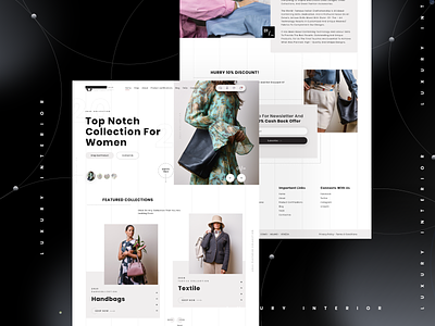 Handmade Women Bag - Website Design