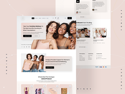 Yonique feminine Wellness - Website Design